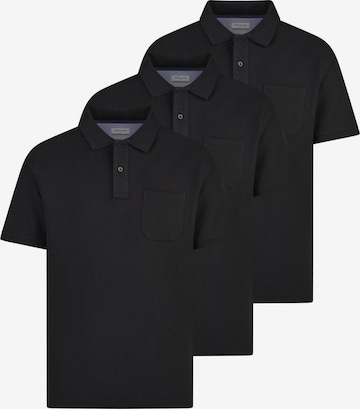 redmond Shirt 'Basic' in Schwarz: Vorderseite