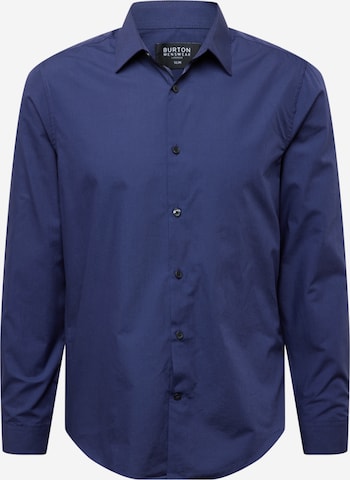 BURTON MENSWEAR LONDON Button Up Shirt in Blue: front