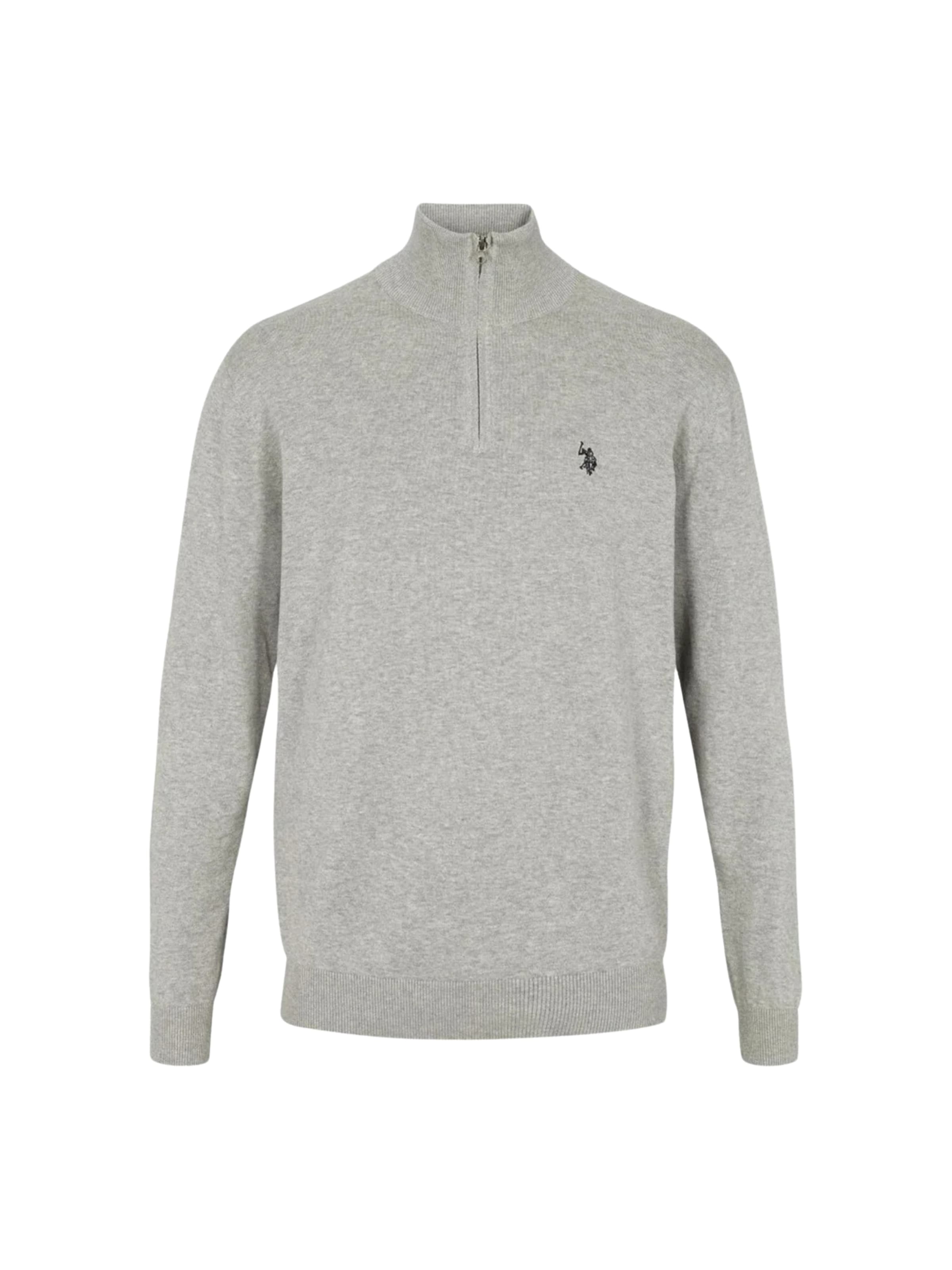 Pull-over 'Brison' U.S. POLO ASSN. en gris : devant