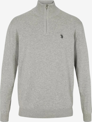 U.S. POLO ASSN. Svetr 'Brison' – šedá: přední strana