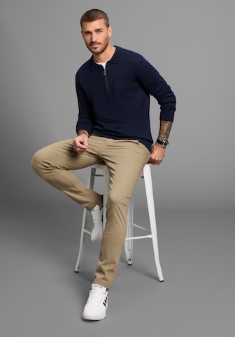 Bruno Banani LM Pullover in Blau