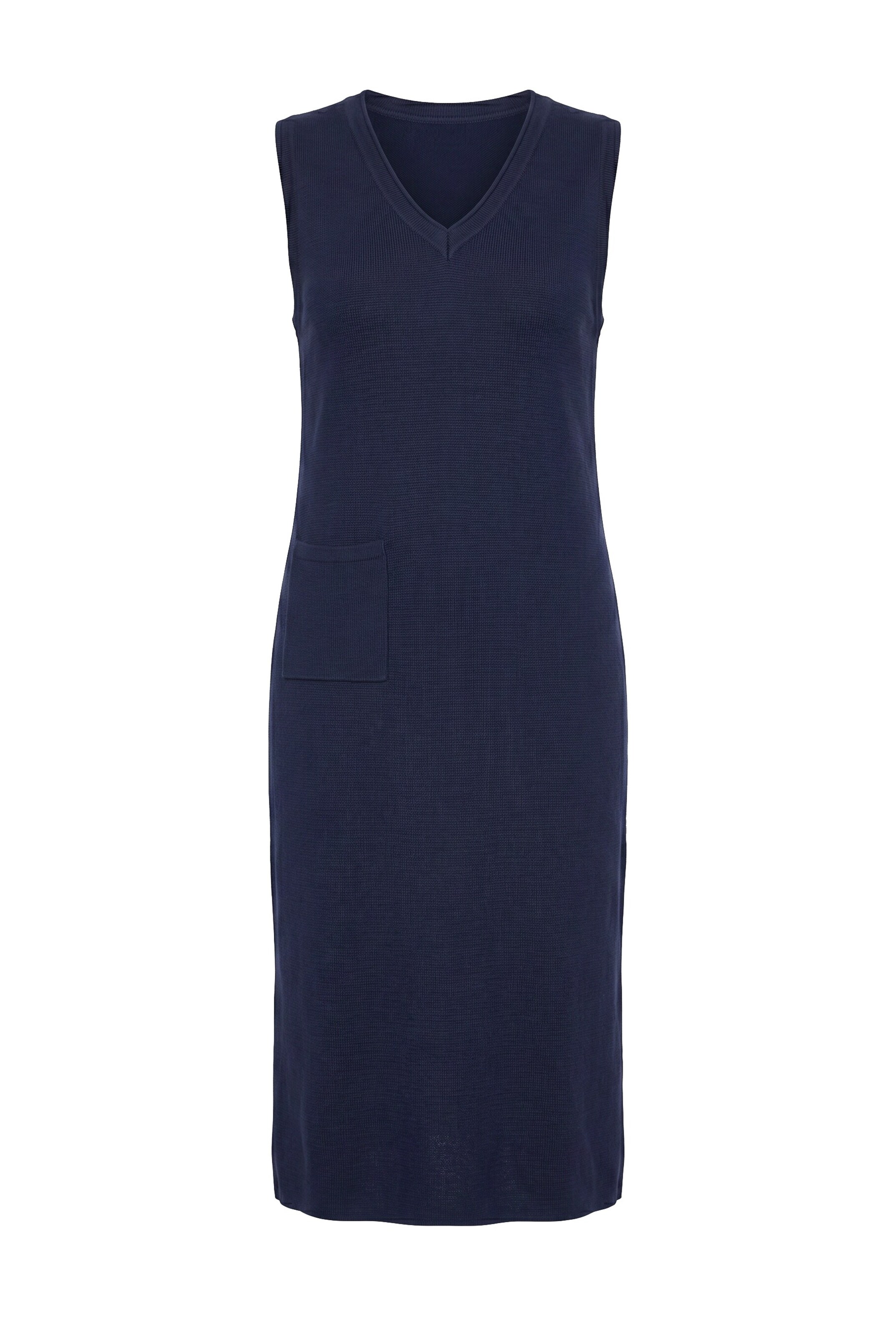 Ulla Popken Knit dress in Blue: front