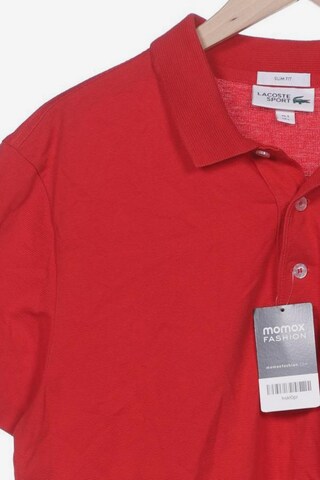 Lacoste Sport Shirt in L-XL in Red