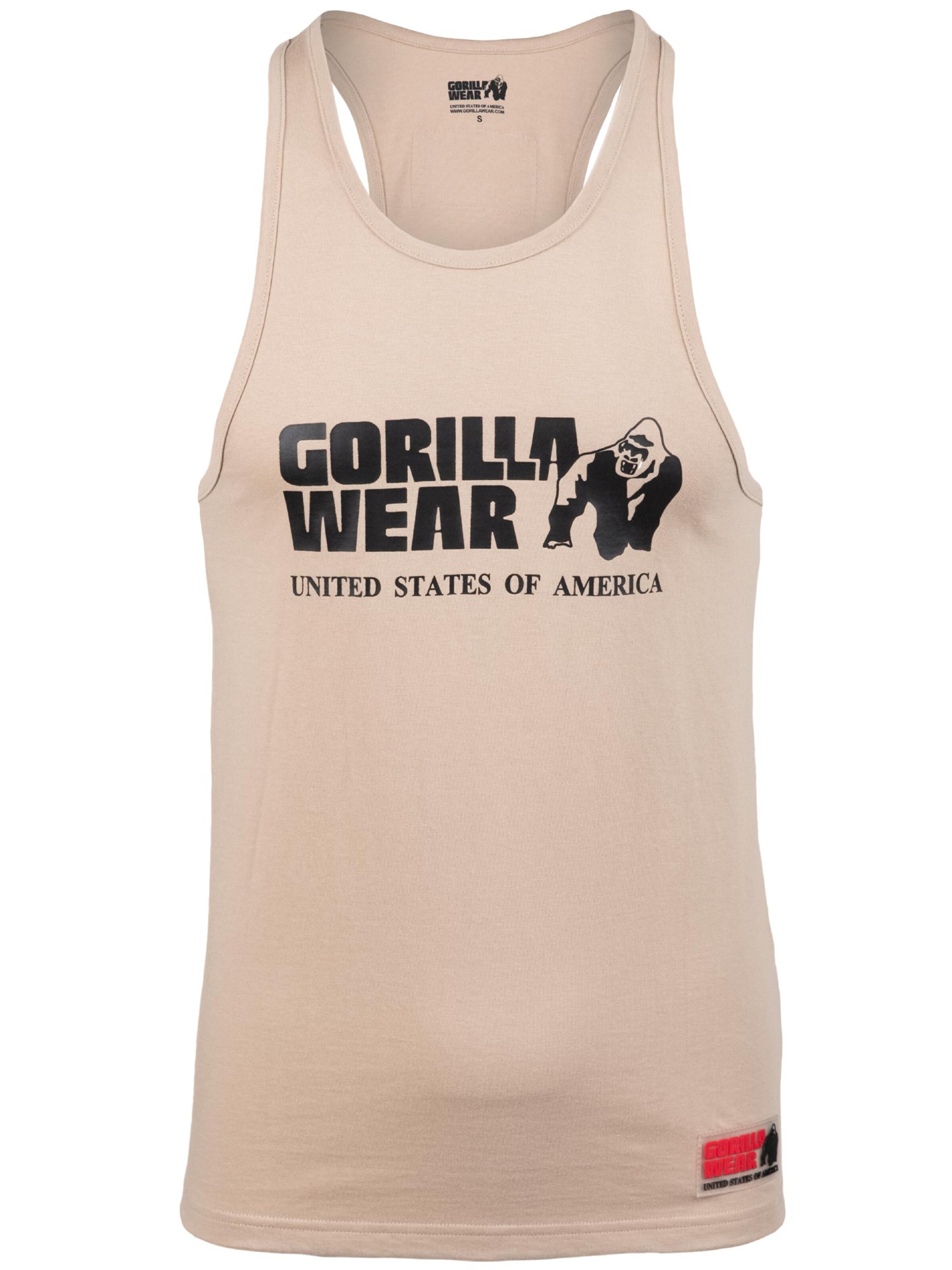 Maglia funzionale di Gorilla Wear in beige: frontale
