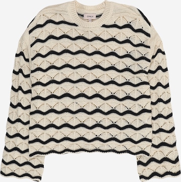 ONLY GIRLS - Jersey 'KOGDONNA' en beige: frente