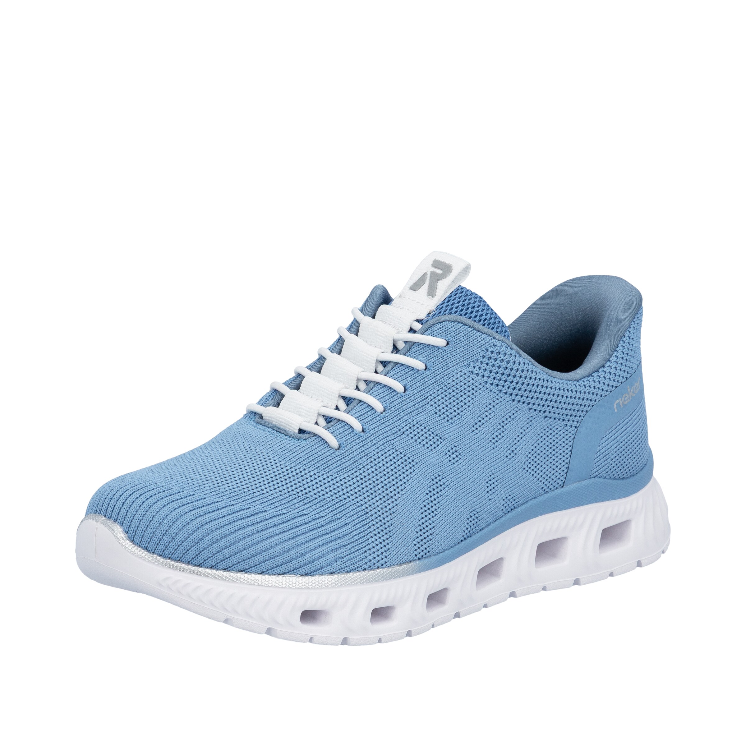 Slip on Rieker en bleu : devant