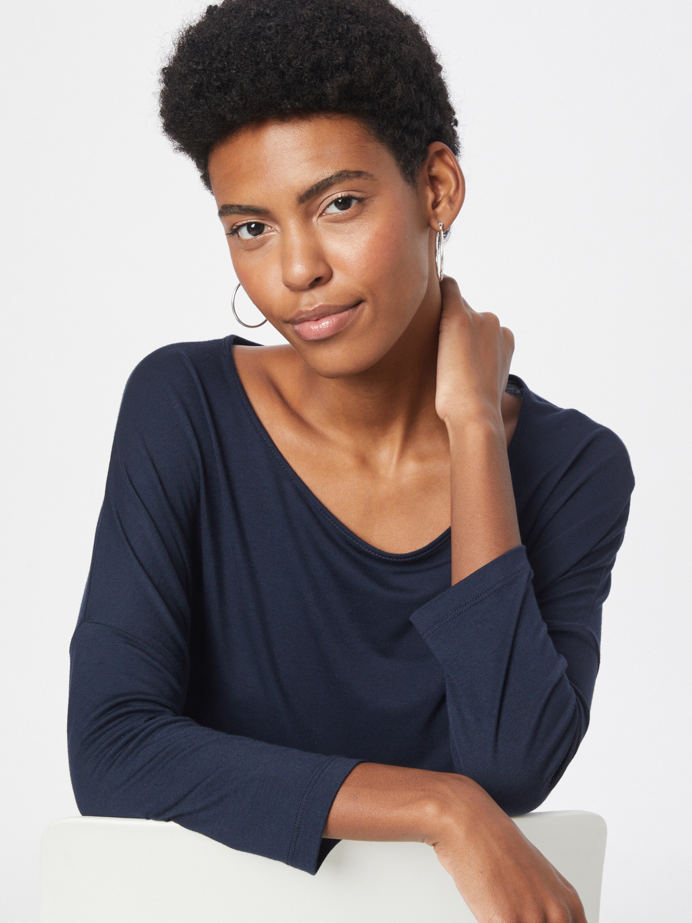 Frauen Shirts & Tops IMPERIAL Shirt in Navy - GD68685 Frauen Shirts & Tops IMPERIAL Shirt in Navy - GD68685