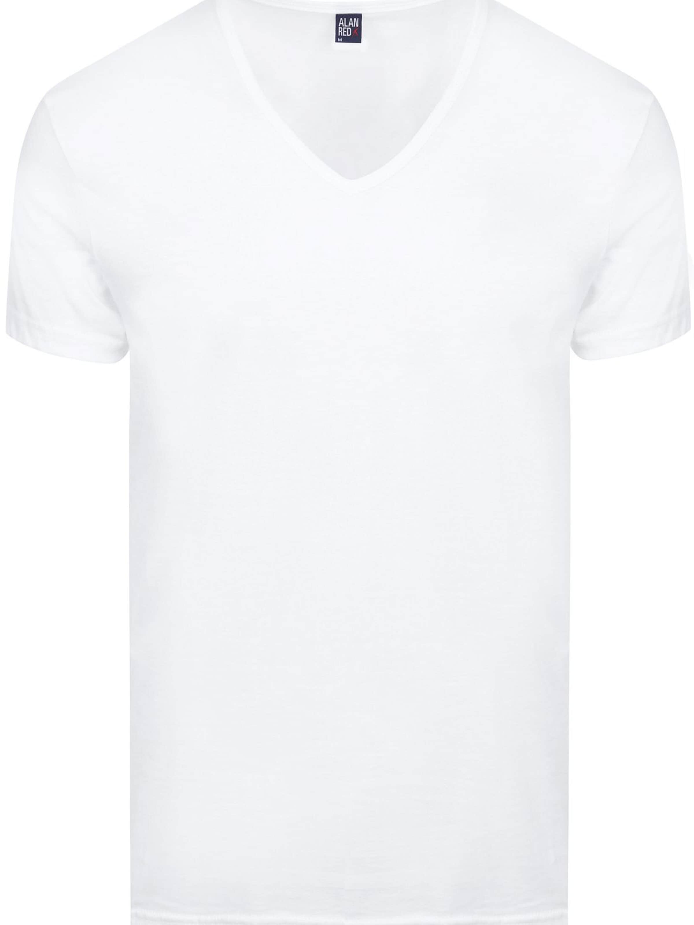 alan red Shirt 'Dean' in White