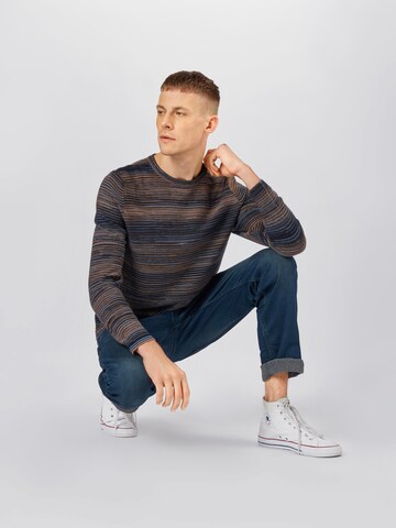 OLYMP Regular fit Sweater in Brown