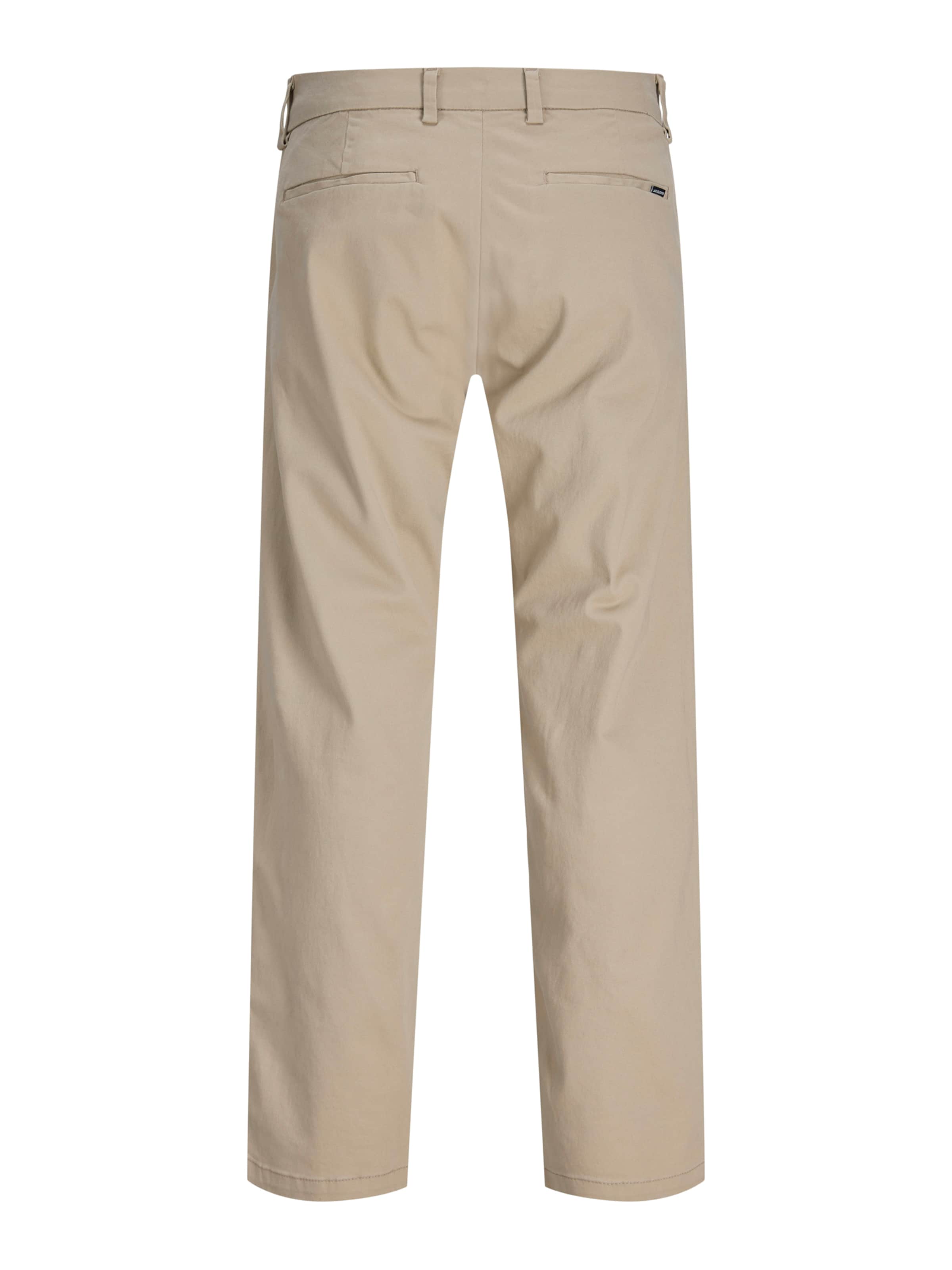 JACK & JONES Loosefit Lærredsbukser 'JPSTKane Dylan' i grå