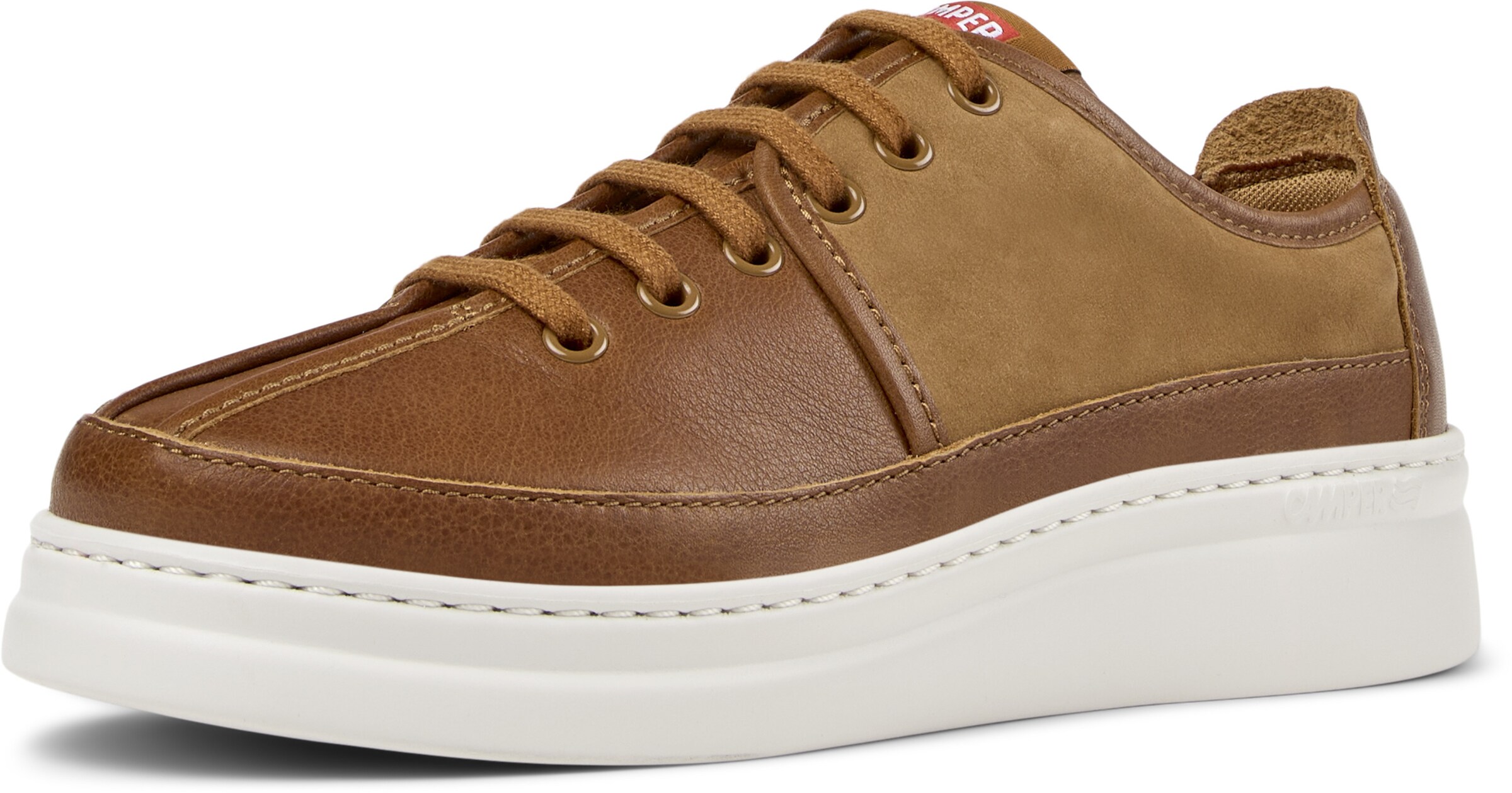 Baskets basses 'Runner Up Twins' CAMPER en marron : devant