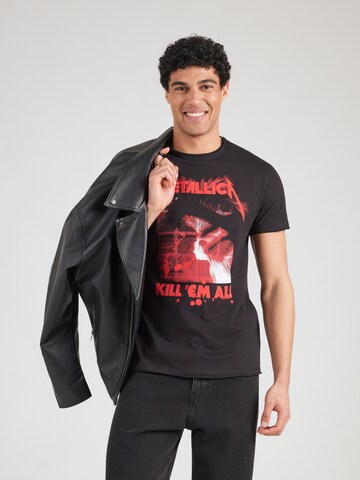 AMPLIFIED Koszulka 'METALLICA - KILL EM ALL' w kolorze czarny: przód
