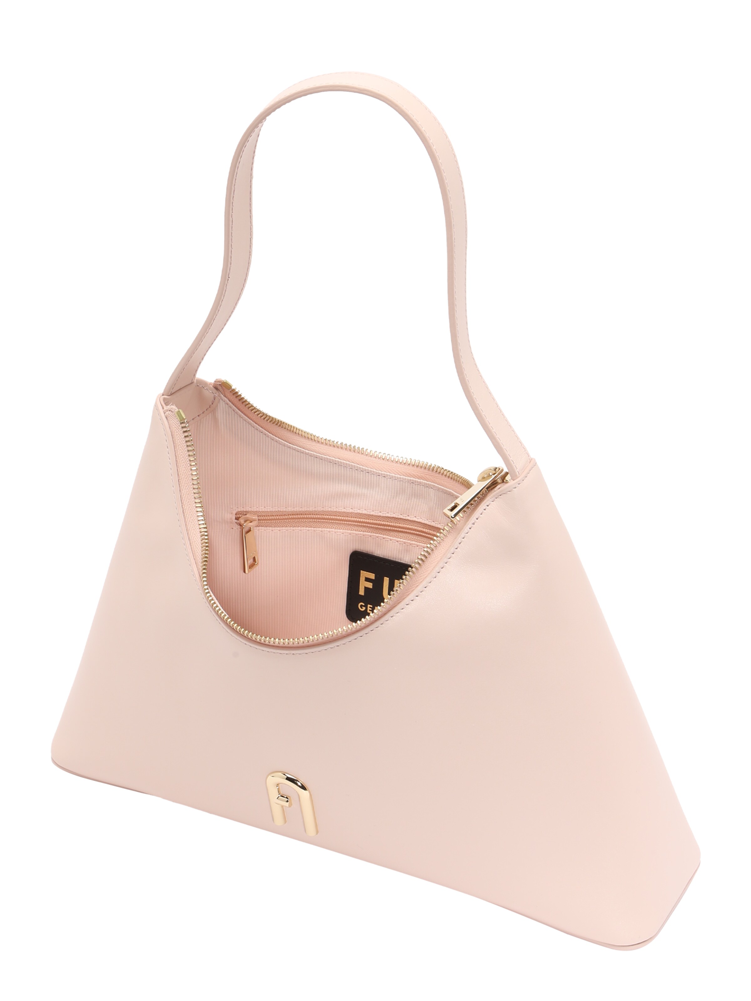 FURLA - Mala de ombro em rosa