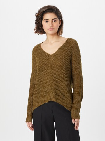 JDY Sweater 'NEW MEGAN' in Green: front