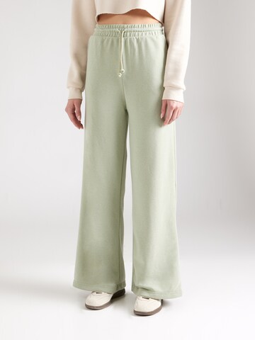 Hailys Wide Leg Hose 'Nena' in Grün: Vorderseite