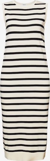 ESPRIT Knitted dress in Cream / Black, Item view