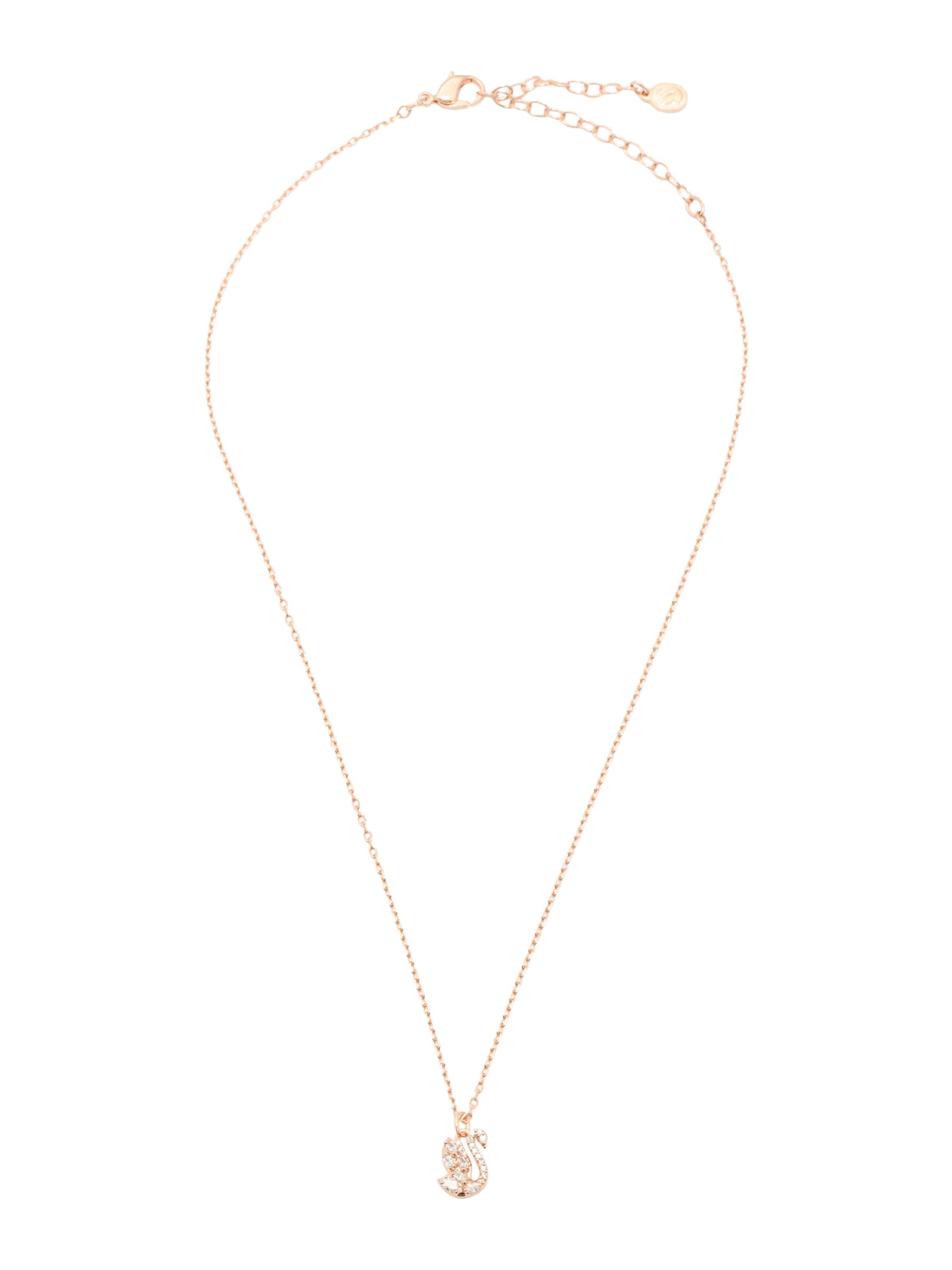 Swarovski - Cadena en oro: frente