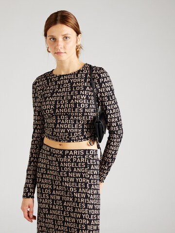 T-shirt 'PCNALA' PIECES en noir : devant