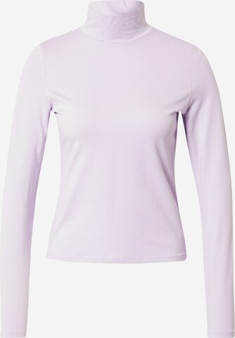 Monki T-shirt i lila: framsida