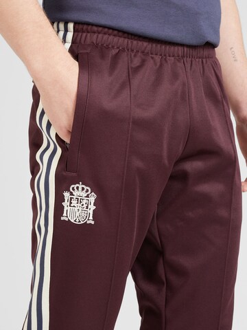 Regular Pantaloni sport de la ADIDAS PERFORMANCE pe roșu