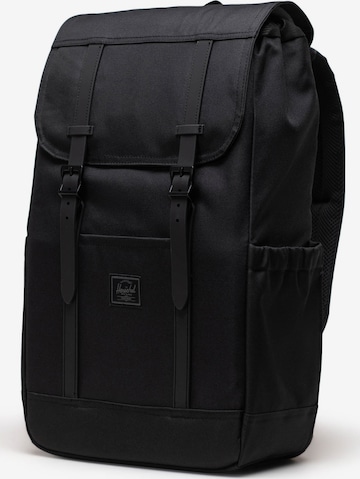 Herschel Backpack 'Retreat' in Black: front