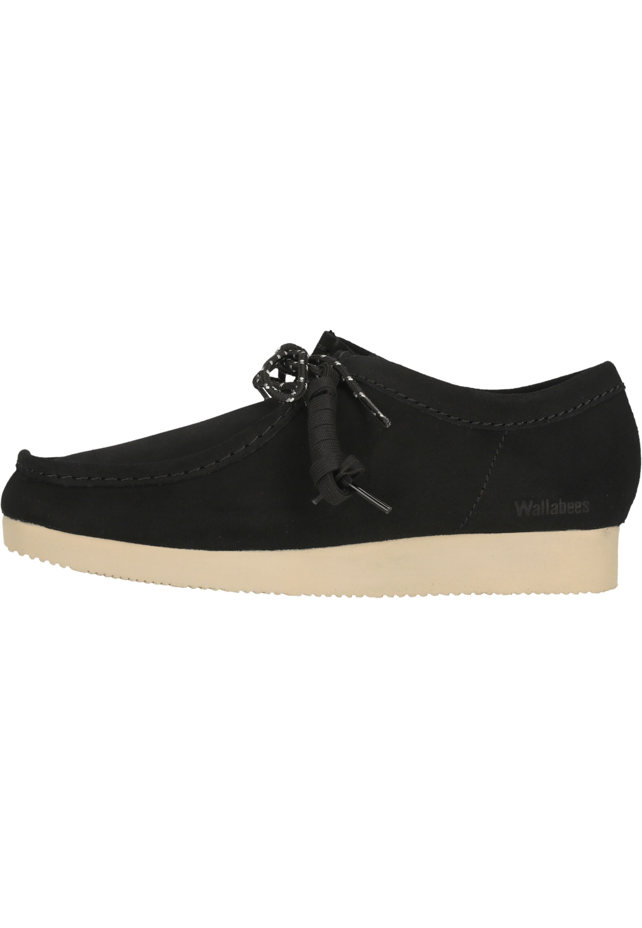 CLARKS Mokassin 'Wallabee Lite' in Schwarz