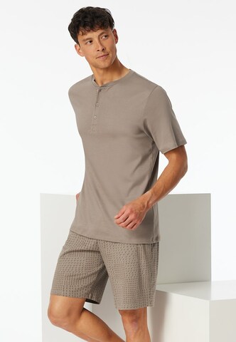 SCHIESSER Pajama short in Beige