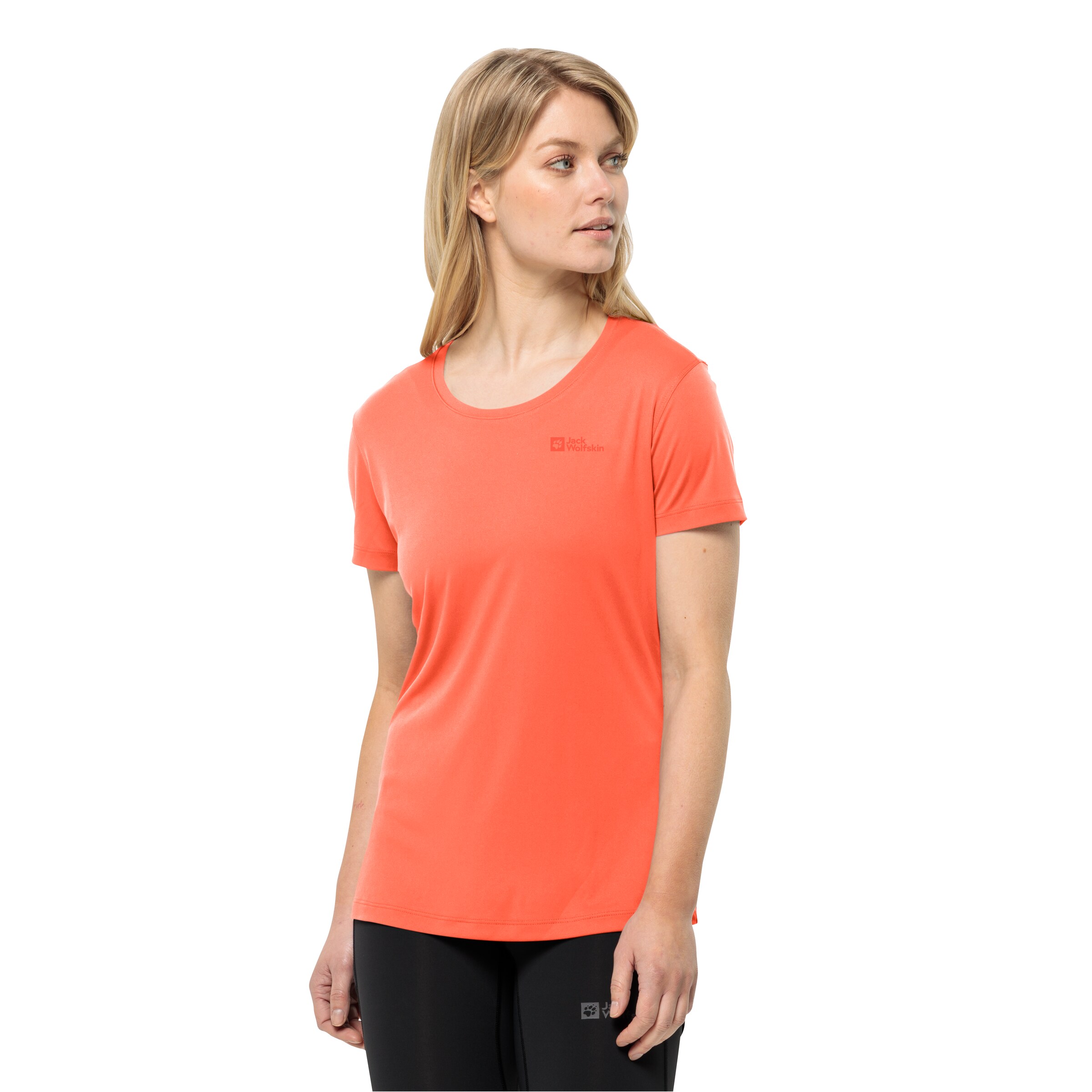 JACK WOLFSKIN Shirt in Orange: front