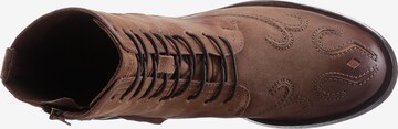 A.S.98 Lace-Up Ankle Boots in Brown