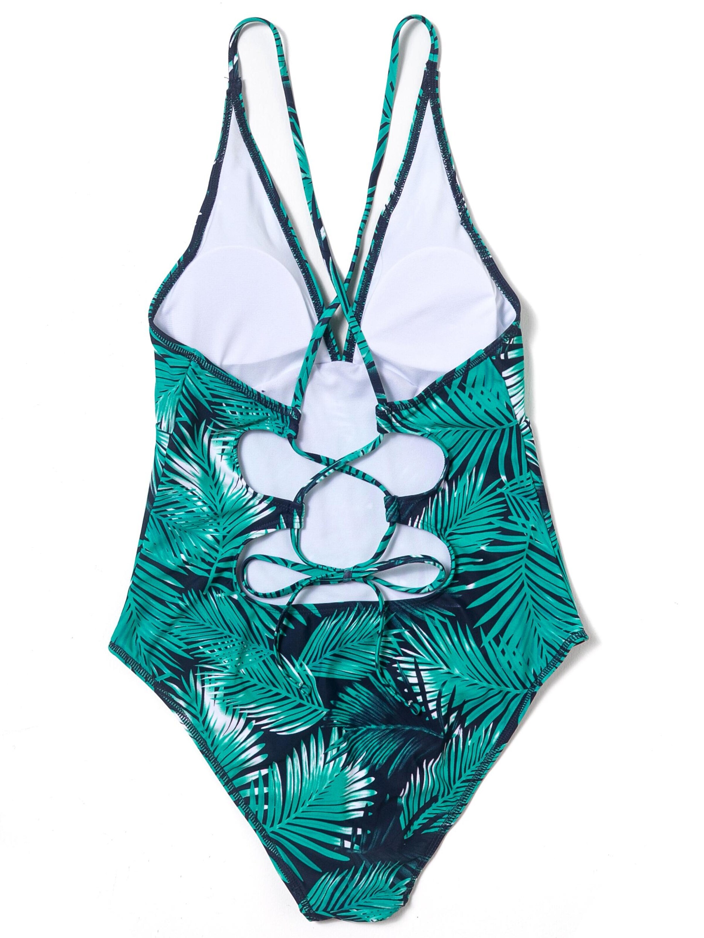 BONVERANO Classic Swimsuit in Green