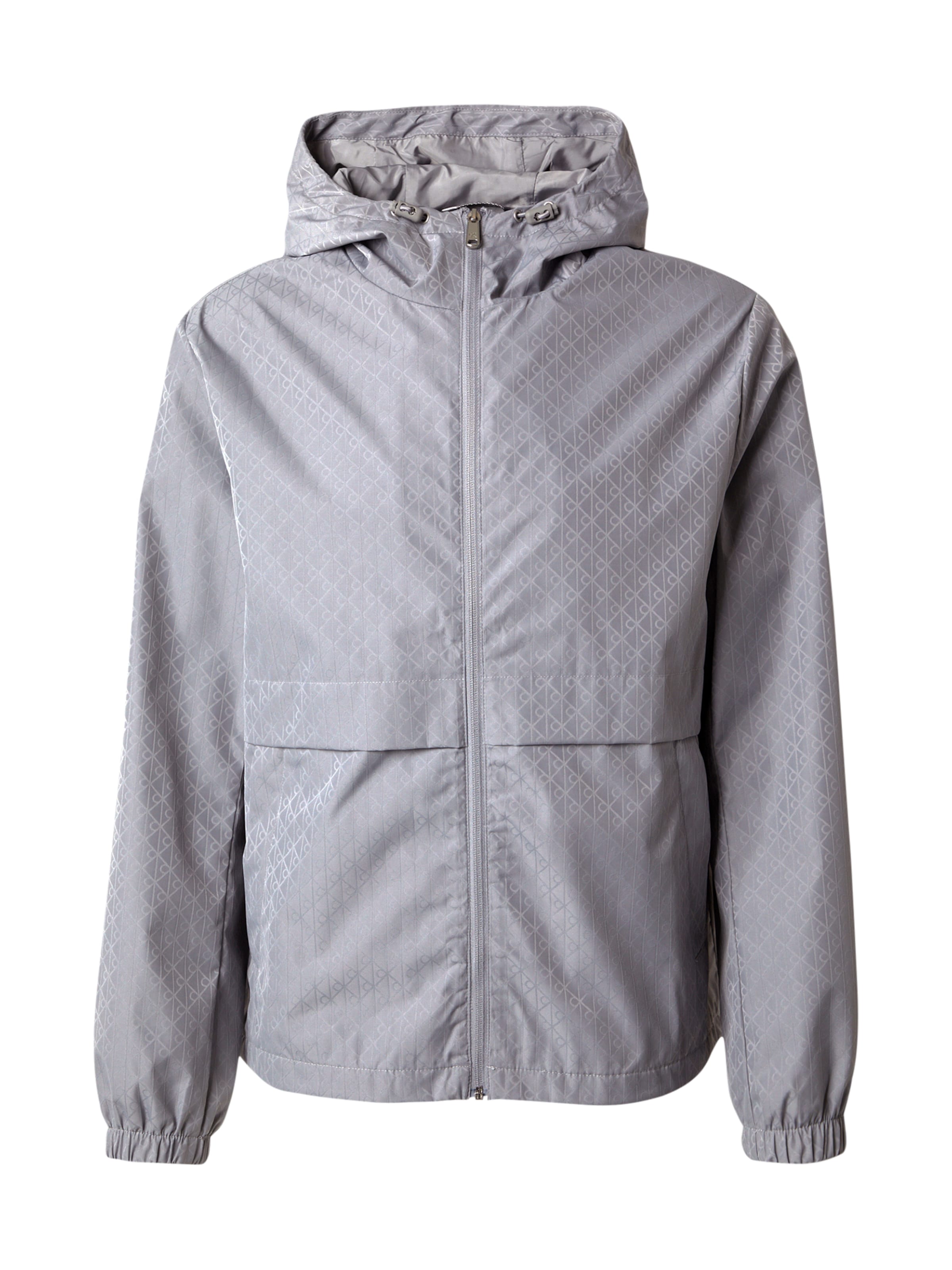 Geacă de primăvară-toamnă de la Calvin Klein Jeans pe gri: față