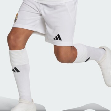 ADIDAS PERFORMANCE Regular Sportbroek 'Real Madrid 24/25 Home' in Wit