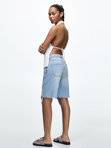 Pull&Bear Regular Shorts in Blau