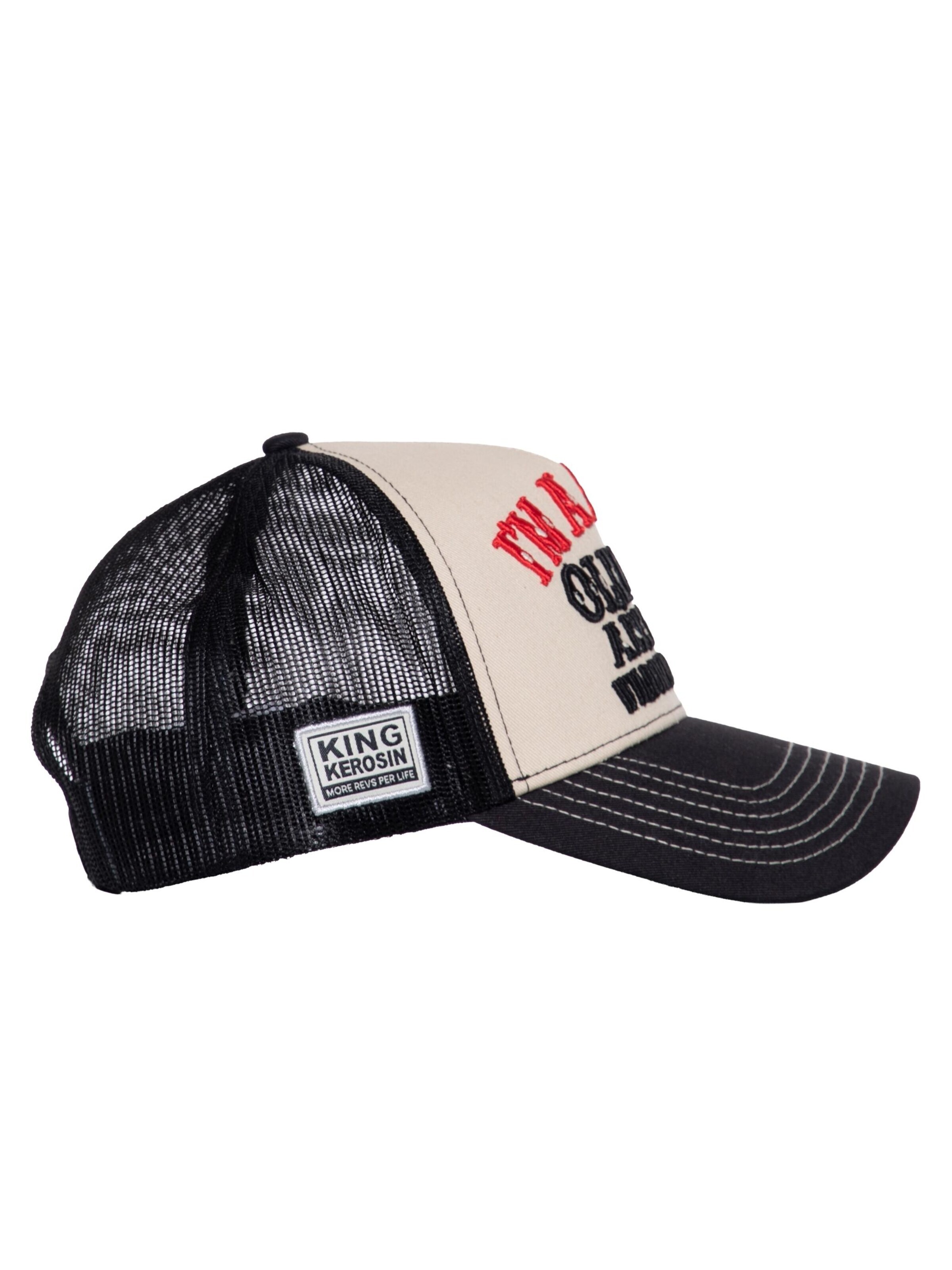 King Kerosin Cap 'Dirty Old Man'‌‌‌‌‌ in Beige