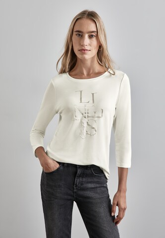 STREET ONE Shirt in Weiß: Vorderseite