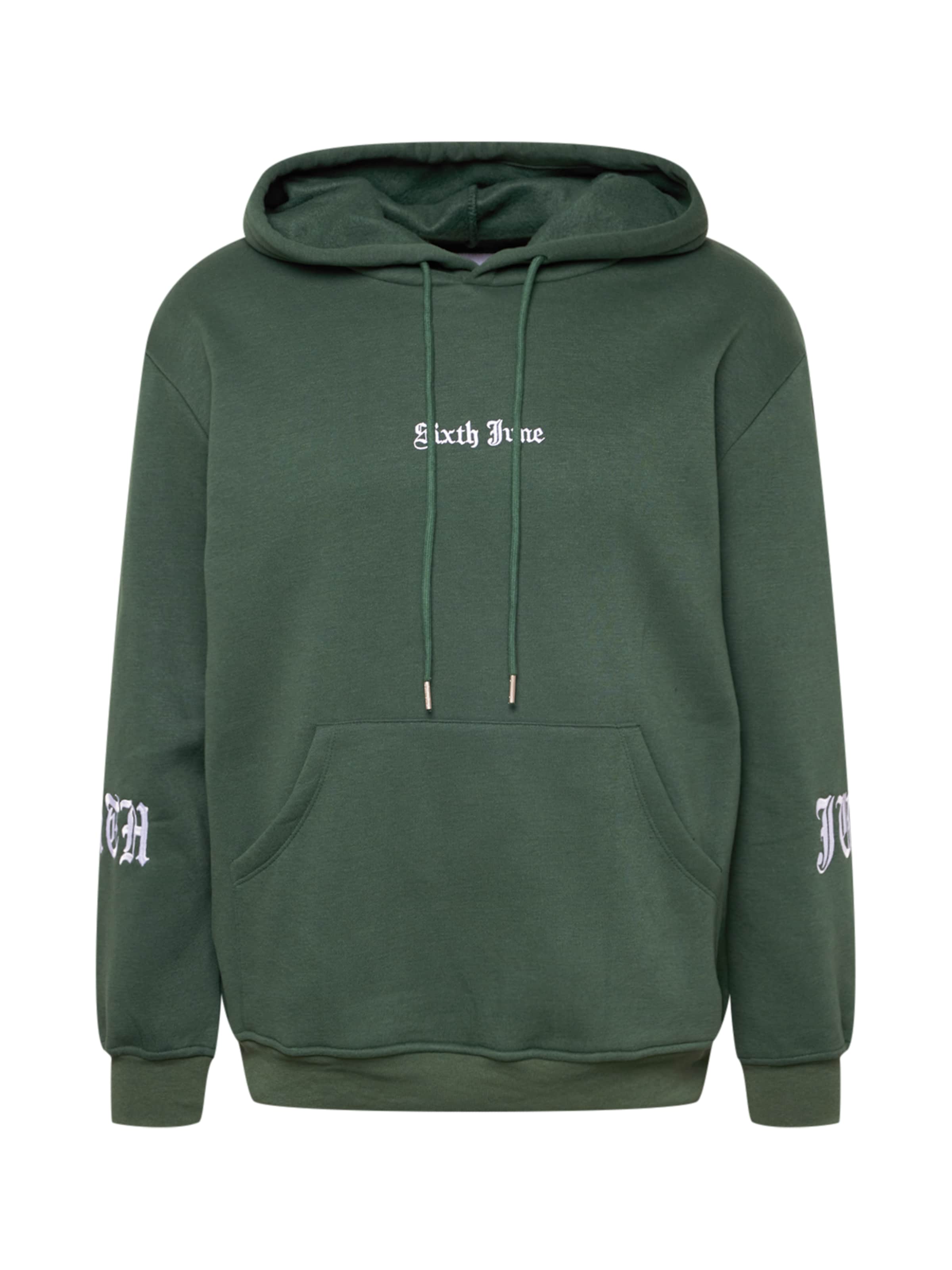 Sixth June Sweatshirt 'Levis Square' in Green: front