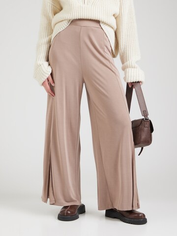 Wide leg Pantaloni 'Caro' de la ABOUT YOU pe maro: față