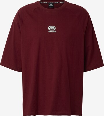 T-Shirt 'Quiet' Ecko Unlimited en rouge : devant