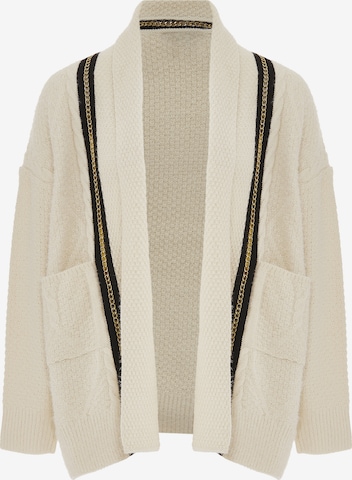 faina Knit cardigan in Beige: front