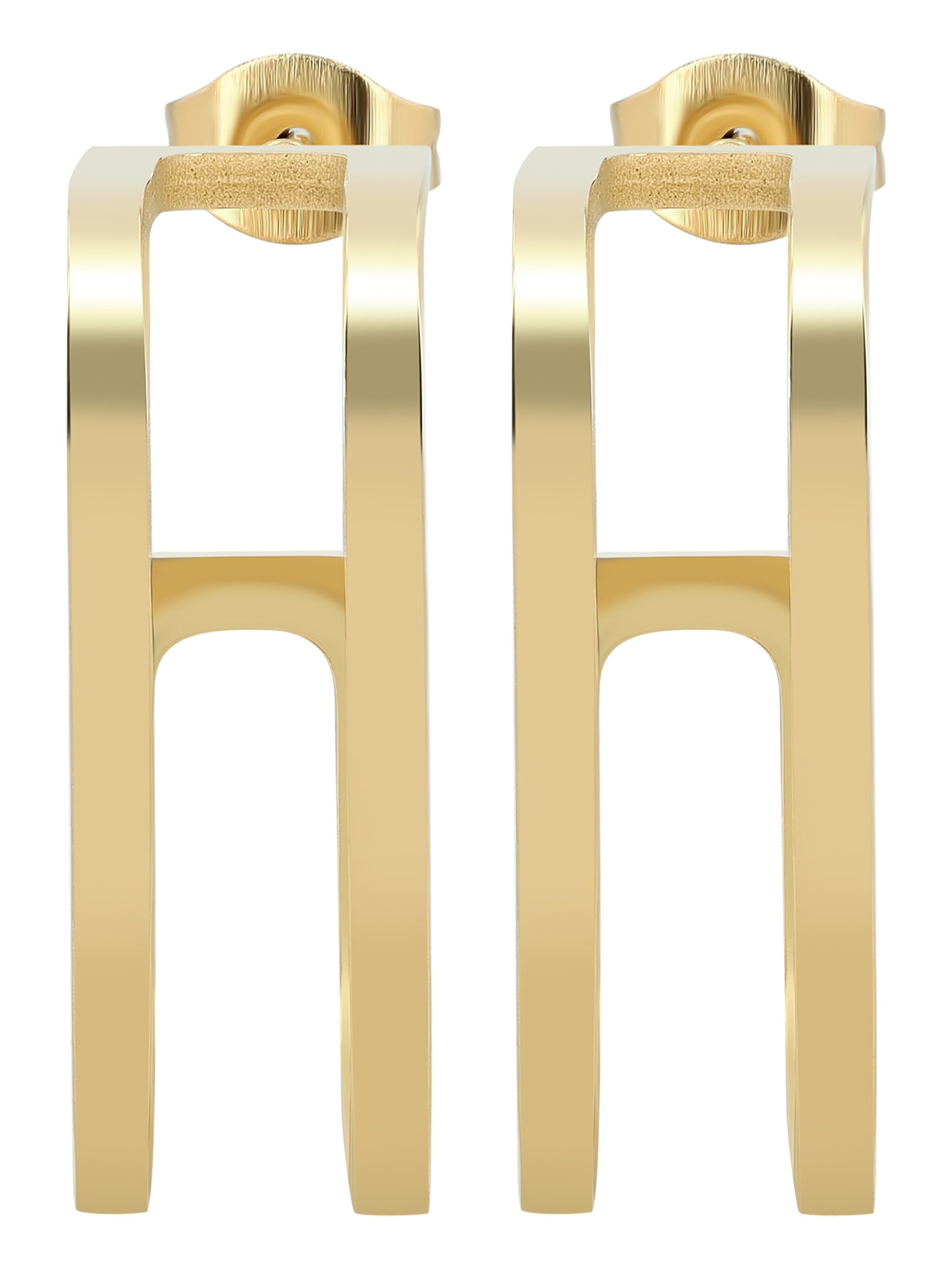 Akzent Earrings 'Vilja, hautverträglich' in Gold: front