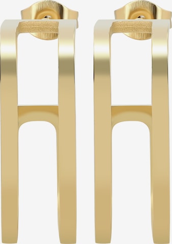 Akzent Earrings 'Vilja, hautverträglich' in Gold: front