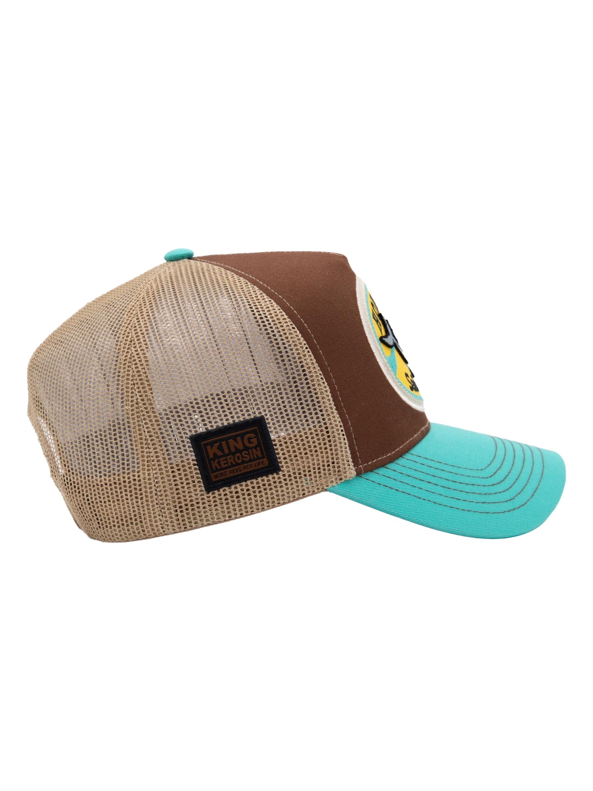 King Kerosin Cap 'Honolulu Tavern' in Brown