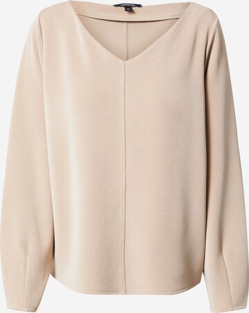 Sweat-shirt COMMA en beige : devant