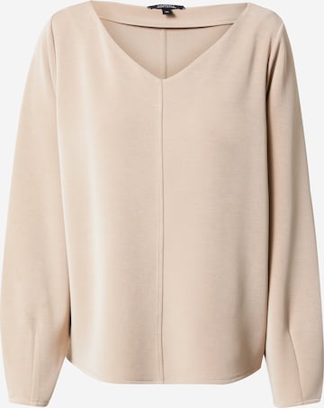 Sweat-shirt COMMA en beige : devant