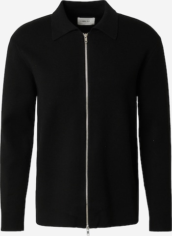 Vestes en maille 'Harald' NN07 en noir : devant