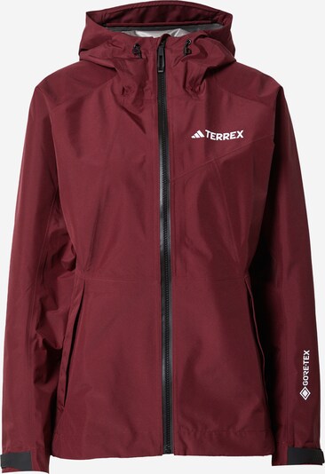 ADIDAS TERREX Outdoorjacke 'Xperior' in bordeaux / weiß, Produktansicht