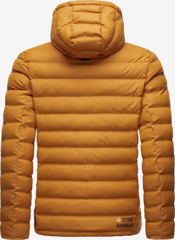 STONE HARBOUR Winter jacket 'Zaharoo' in Yellow