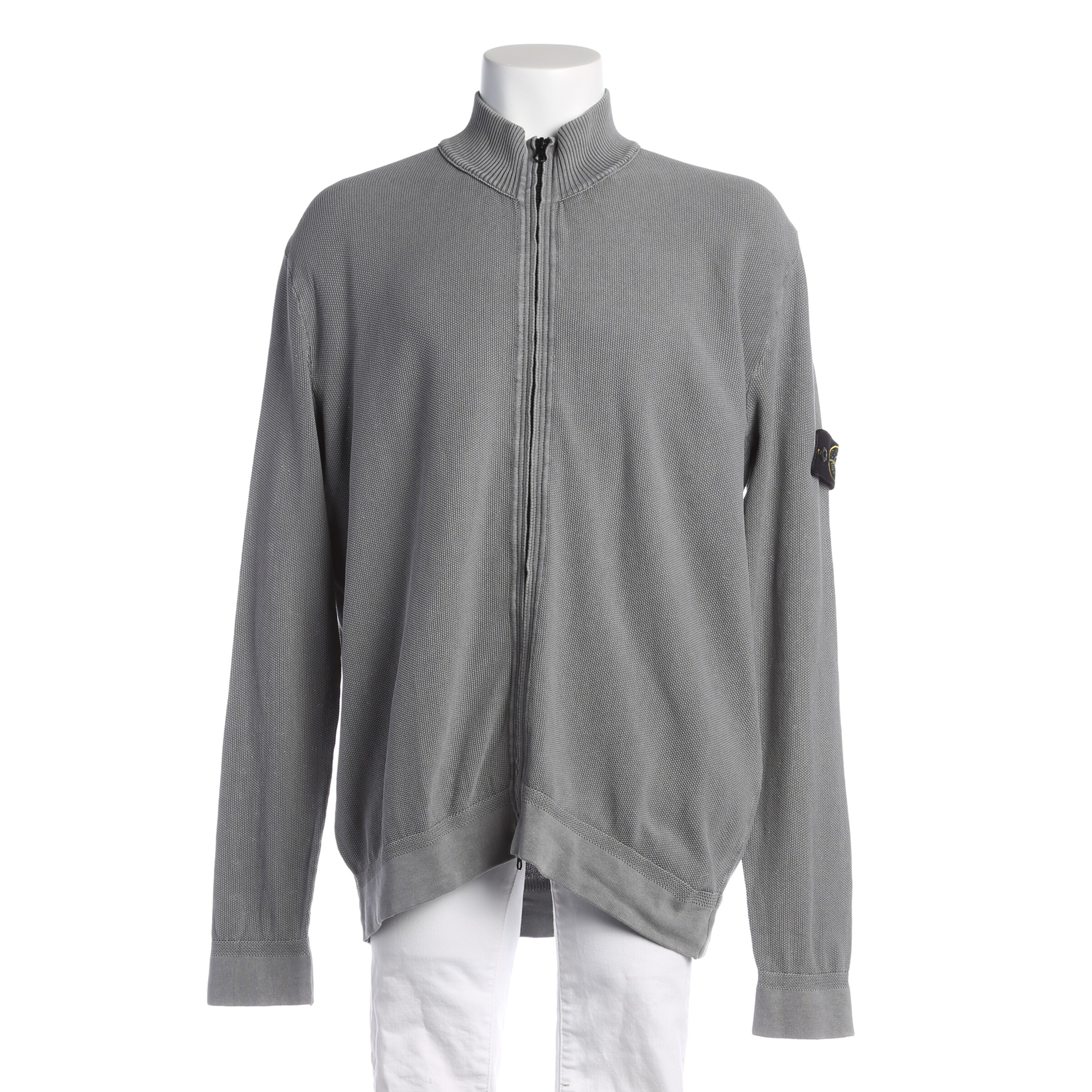 Stone Island Sweater & Cardigan in XXL in Grey: front