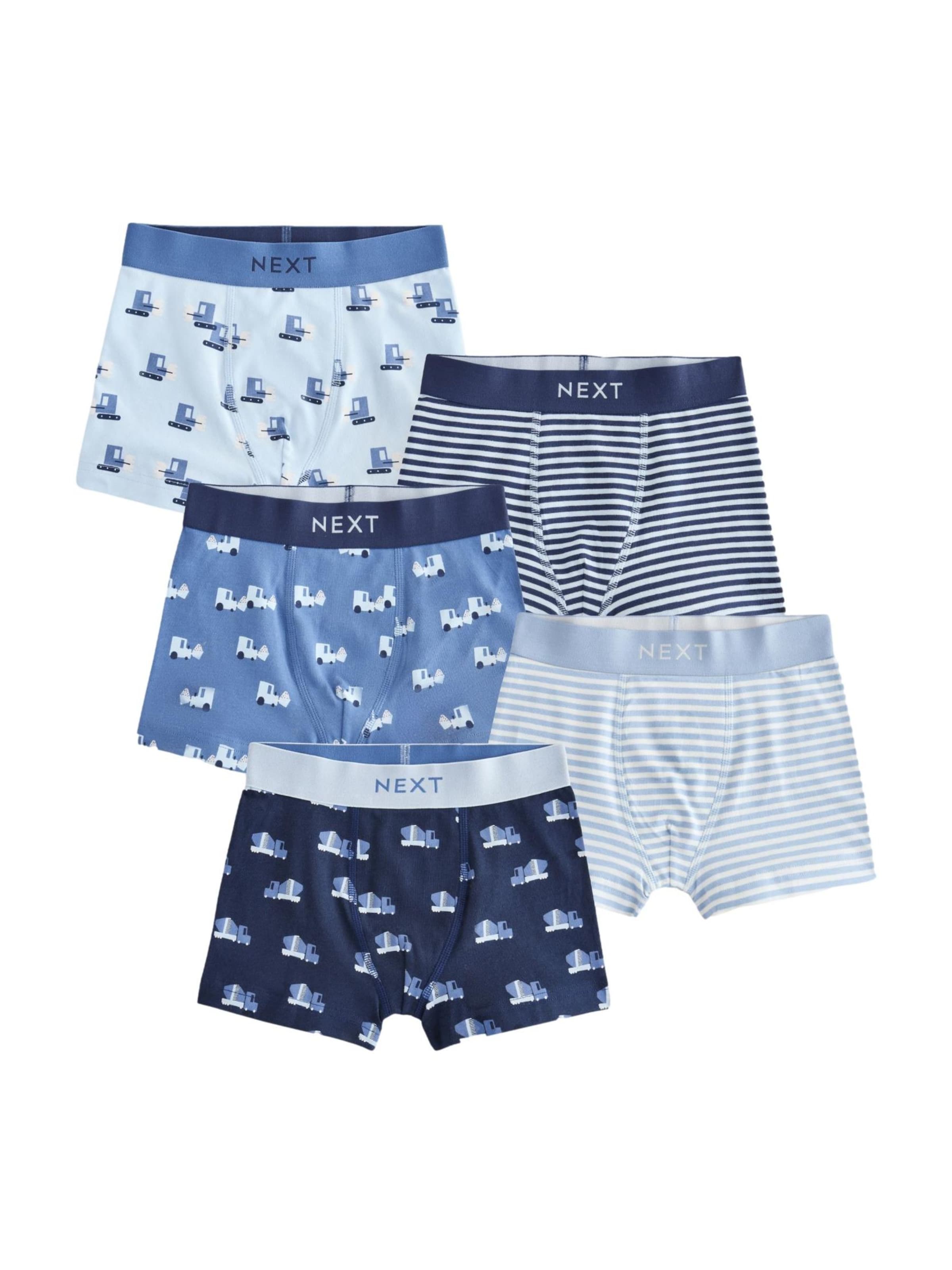 Next Kalsong i blå: framsida