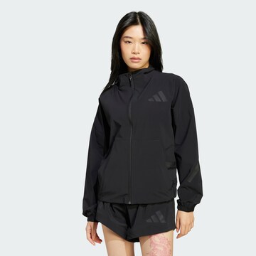 Giacca per l'allenamento 'Z.N.E.' di ADIDAS SPORTSWEAR in nero: frontale